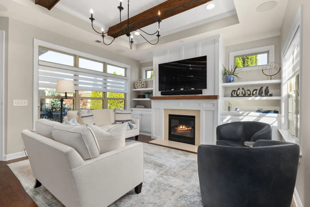 A bright residential interior. Cedar Rapids.